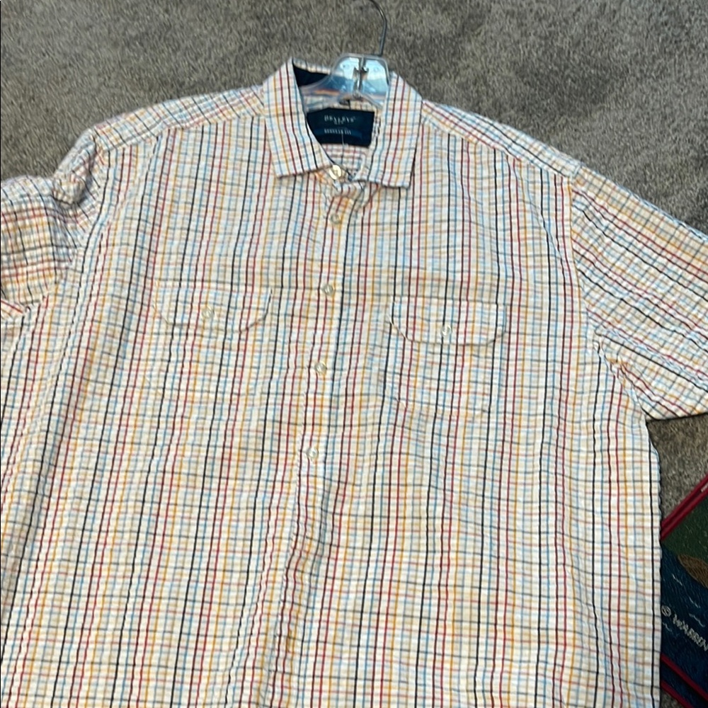 Bexleys Men's Multicolor Checkered Shirt